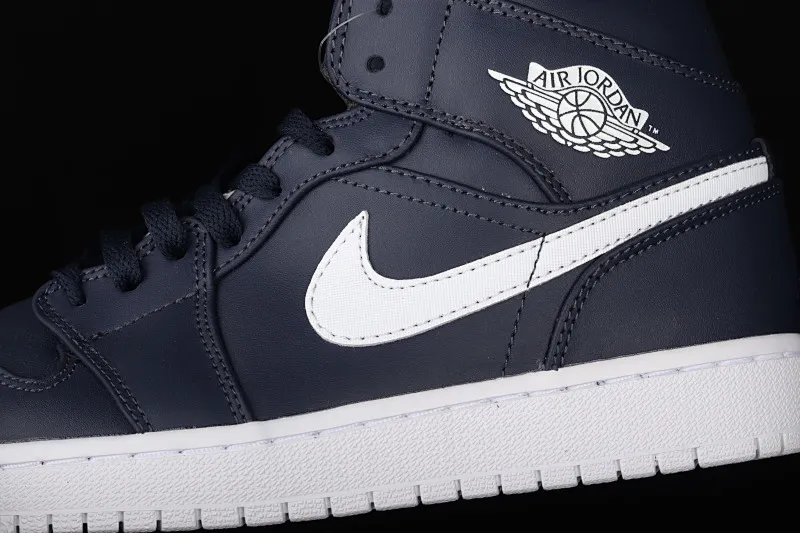 All categories Air Jordan Jordan series basketball shoes Air Jordan 1 Mid Air Jordan 1 Mid SE AJ1 Joe 1 dark blue China basketball shoes 554724-402